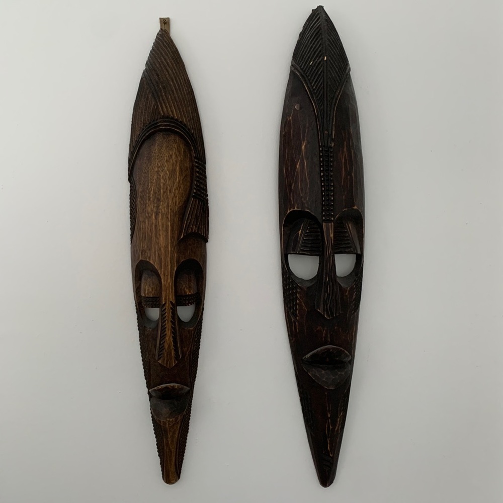 Art: Wooden Kenyan Masks